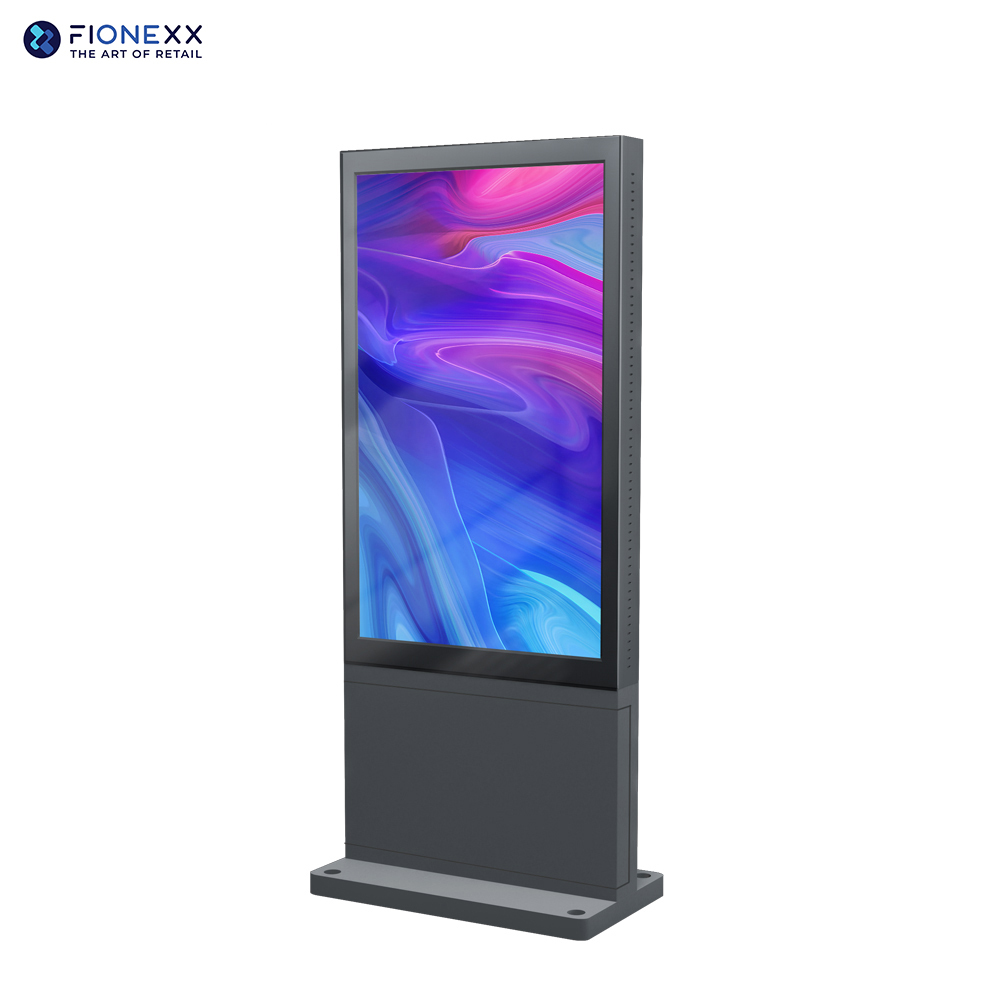 China Écran LCD tactile Wifi à l'intérieur Kiosque totem 350nits Lumière au sol Signalisation numérique debout supplier