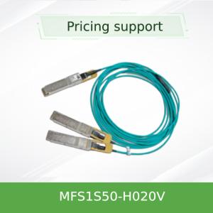 China Divisor IB HDR MMF Cable AOC Mellanox MFS1S50-H020V (QSFP56 a 2xQSFP56) supplier