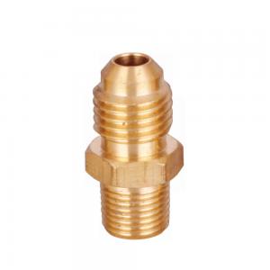 Half Union 3/8" Flare X 1/4" Male Brass Tube Fitting