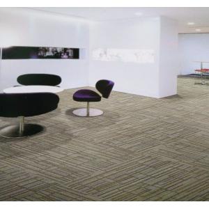 100 Nylon Striped Modern Home Carpet , Contemporary Wall To Wall Carpet