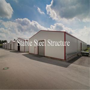 China 安価の前に設計された鉄骨構造の保管倉庫の建物 wholesale