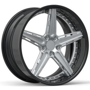 BBF31 Classic hollow out design of 5 spokes Benz 20x10 2 Piece Forged Wheels