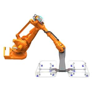 China Montage de soudure de bras de robot de Kuka Abb saisissant les panneaux solaires dans l'industrie photovoltaïque comme tournevis wholesale