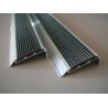 China Exterior Metal Aluminum Stair Nosing , Laminate Stair Nose Trim Right Angle Type wholesale