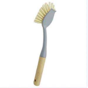 Sustainable Bamboo Dishwashing Brush Plastic Dishwashing Scrub Brush 70g