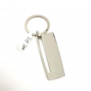 Zinc Alloy Metal Keychain Holder Available for Personalization