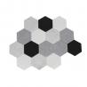 China Sound Absorbing Hexagonal Acoustic Panels 9mm 1000gsm wholesale