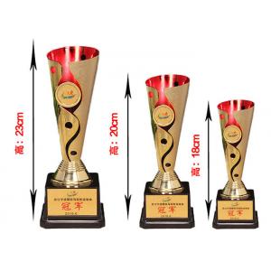 China Colorful Plating ABS Plastic Trophy Cup Custom Design And Logo Accepted supplier