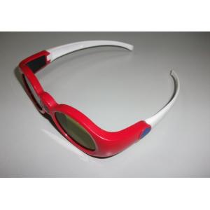 Anaglyph 3d Active Shutter Glasses For Projector , Lightweight 3d Stereo Glasses