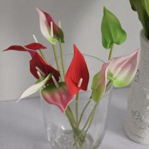 Real Touch PU Small Anthurium, 31cm Total Height