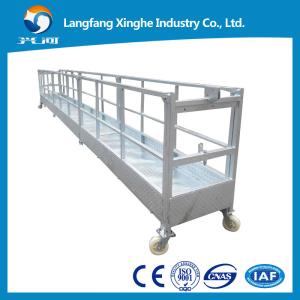 China 630kgによって中断されたアクセスのプラットホーム、ワイヤー ロープの掛かるプラットホームは、揺りかごを中断しました wholesale