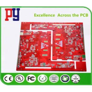 Audio Fr4 1.0mm Red PCB Automobile Power Amplifier Circuit Board