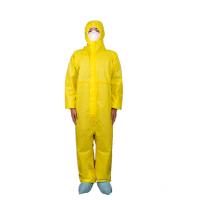 China Type3B PP PE Chemical Spray Protective Disposable Coverall With 3pcs Hood on sale