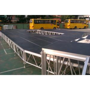China Portable Outdoor Stage Truss Display Aluminum Stage Platform With Adjustable Legs supplier
