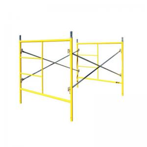 Spray Plastic Q235 Steel Frame System Scaffolding For Customized Construction Needs