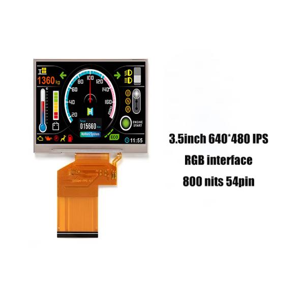 China 3.5 Inch RGB TFT LCD Display 640x480 800cd/m2 wholesale