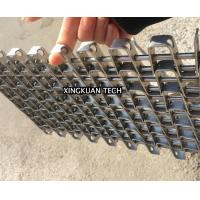 China U Shaped Metal Sheet Horseshoe Chain Mesh Belt For River Cleaning And Garbage Disposal on sale