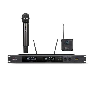 30MHz PLL Synthesized Digital UHF Wireless Microphone With BNC Interface