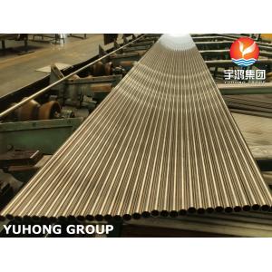 ASTM B111 HFW 70% Cu 30% Ni C71500 Copper Alloy Steel Fin Tube For Radiador