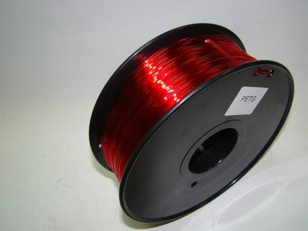 Filamento vermelho flexível amigável profissional 1.75mm da impressora 3D de Eco