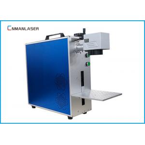 China Electronic Elements Mini Fiber Laser Marking Machine With CE FDA Certification supplier