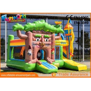 China Multiplay Fairytale Inflatable Bouncer Slide For Kids / Blow Up Bouncy Castle supplier