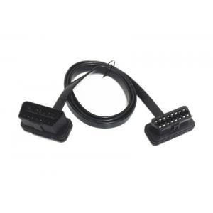 China OBD2 OBDII 16 Pin J1962 Male to Female KET Terminals Extension Flat Cable supplier