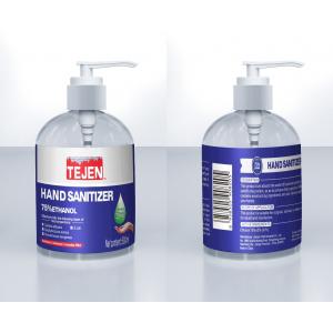 Bottle Antibacterial Hand Gel 500ml Waterless Hand Sanitizer With Pump FDA Approved