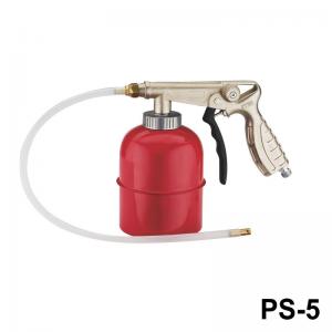 Air Dust Proofing And Undercoating Gun Chrome Plated Color 600ml Aluminum Cup With DIsposable Hose