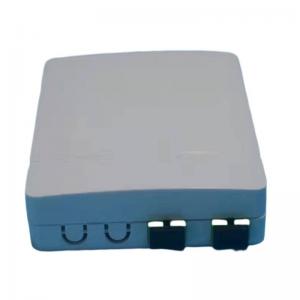 China FTTX Wall Outlet Box Indoor Mini Type SC LC SX DX APC/UPC 2/4 Port Fiber Optic Terminal supplier