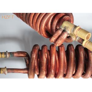 China Cupronickel Integral Copper Tube Coil for Water Heater in Domestic Water Boilers supplier