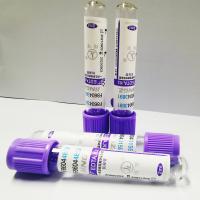 China 13*75mm K3 EDTA Blood Collection Tube Lavender Top Vacuum on sale