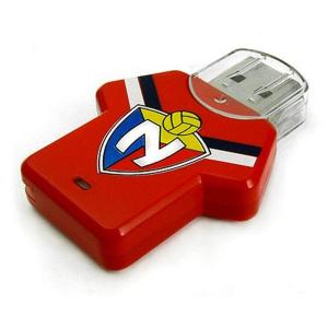 Football T-shirt Plastic USB Flash Drive, 16GB New Style Memory Stick
