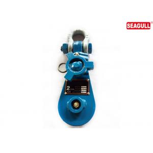China Single Sheave Block Pulley Snatch Block Harbor Freight Use , Green Blue supplier