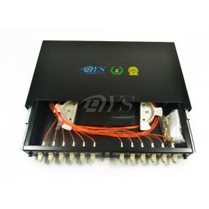 China 19'' 23'' 2U 72 Core OTB 005 Fiber Optic Patch Panel Rack Mount Stainless Steel supplier