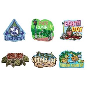 Durable Twill Handmade Environmental Patches Hot Cut Border Patch