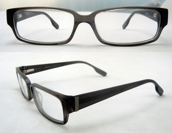 Cool Rectangular Mens Acetate Eyewear Frames, Black Optical Eyeglasses Frame