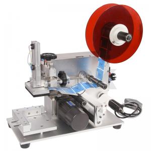 PET Square Bottle Semi Automatic Label Applicator Machine For Carton Surface 110V-220V