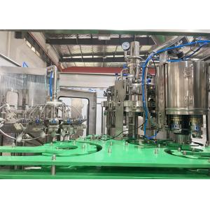 China Glass Bottle Soda Filling Machine , Carbonated Drink Bottling Machine For Small Factory supplier