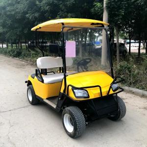 China Yellow Color 60V 2 Seater mini Golf Cart EUV Electric Utility Vehicles supplier