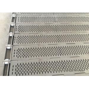 China Perforated Plate Conveyor Belt High Density Product Transformation Anti Corrosion supplier