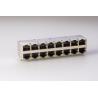 China Magnetic RJ45 Ethernet Jack RMA-392G-160F13-22  2 x 8 Port PBT wholesale