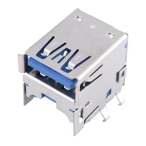 China Dual Port USB 3.0 Type A Type-C Female Socket Jack PCB Board Connector For Laptop Computer wholesale