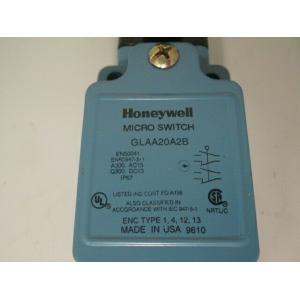 Honeywell GLAA20A2B Snap Action Limit Switch Side Rotary 10A 600 VAC 250 VDC Zinc GLA Series