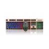 China Waterproof Computer Hardware Devices , Suspended Colorful LED Light USB Gaming Keyboard wholesale