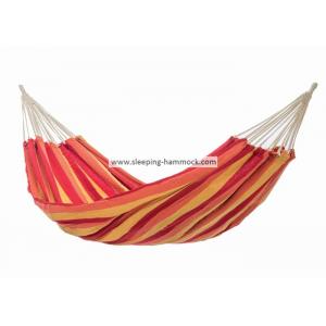 China Outdoor Quick Dry Heavy Duty South American Hammock Ocean Replacement Orange Yellow Stripe supplier