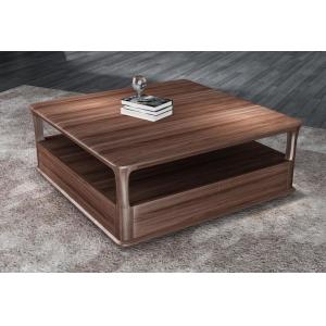 2017 New Walnut Wood Case Good Furniture Design Living room Coffee table& Tea table with Storage side Drawers