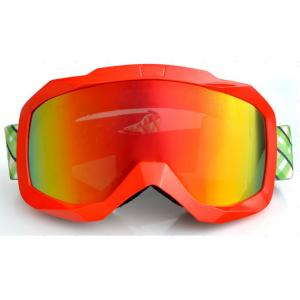 Spherical Design Ski Goggles Anti Slip Strap High Toughness Frame UV Protection