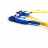 Polarity Reverse LC Uniboot Patch Cord Fiber Optic Single Mode With Push - Pull