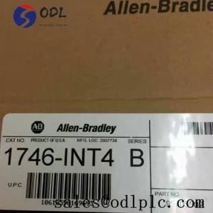 China SLC 500 Allen Bradley PLC 1746-INT4 Allen Bradley Isolated Thermocouple/mV Analog Input wholesale